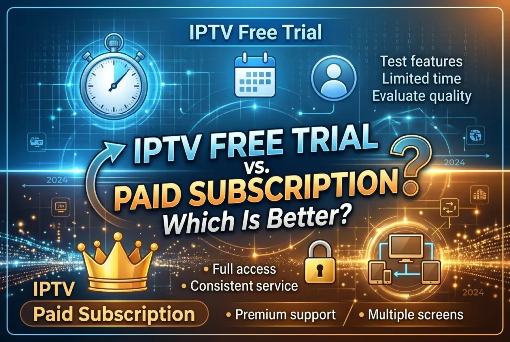 IPTV Free Trial vs. Paid Subscription: Which Is Better?