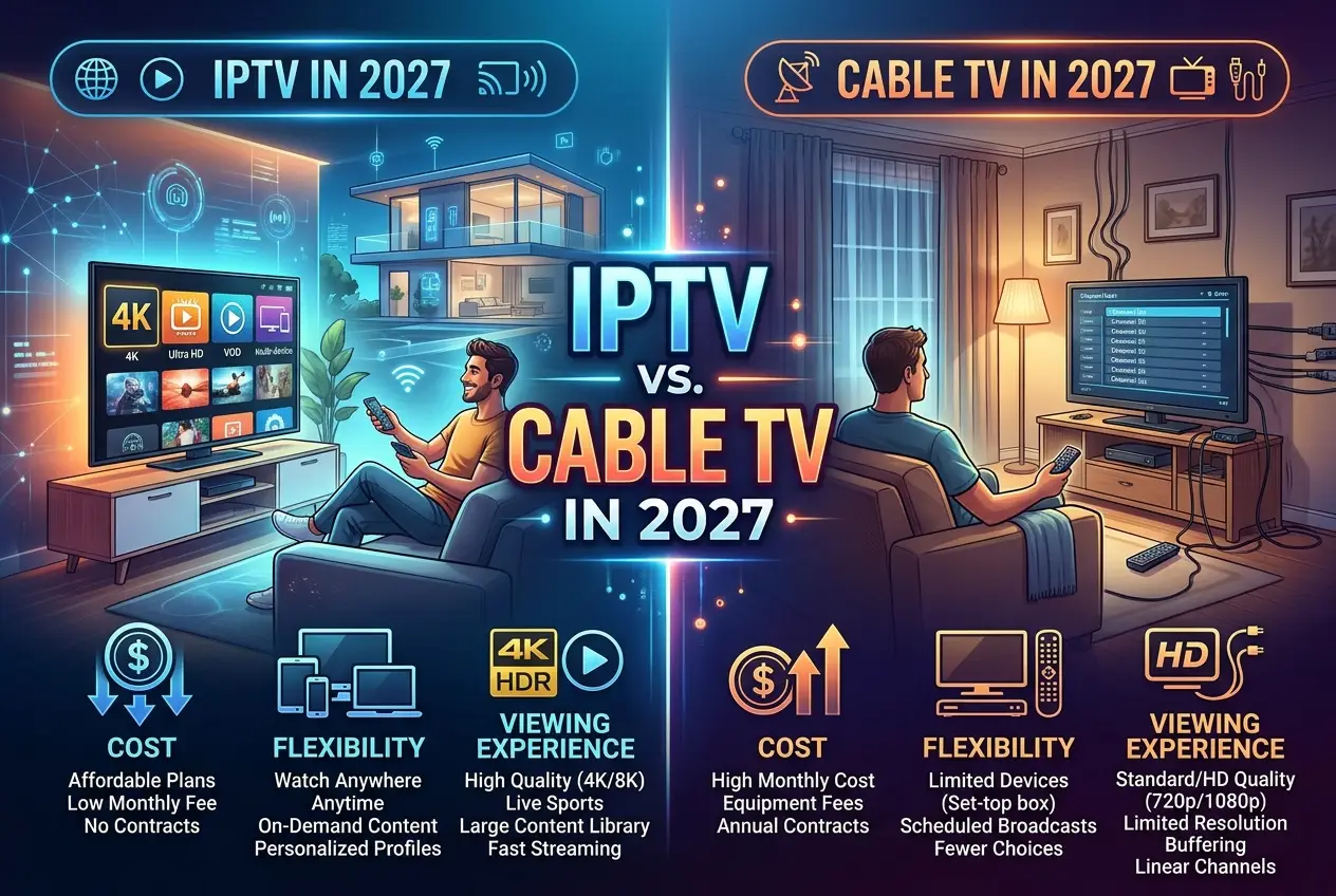 IPTV vs. Cable TV in 2027: Cost, Flexibility, and Viewing Experience